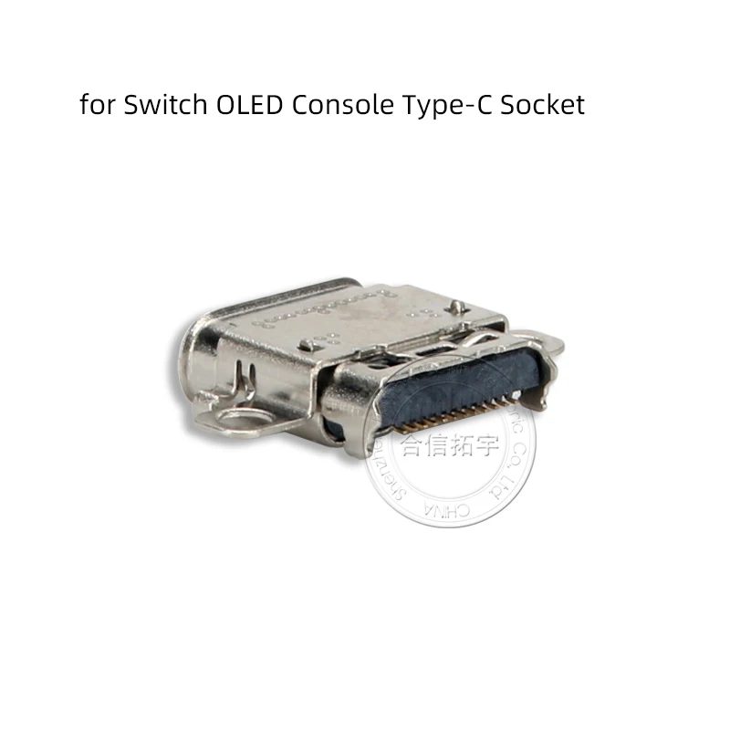 Hothink 1 pces tipo c usb3.0 tomada de porta de carregamento de alta velocidade para interruptor oled console reparação parte para ns 7 machine máquina de tela