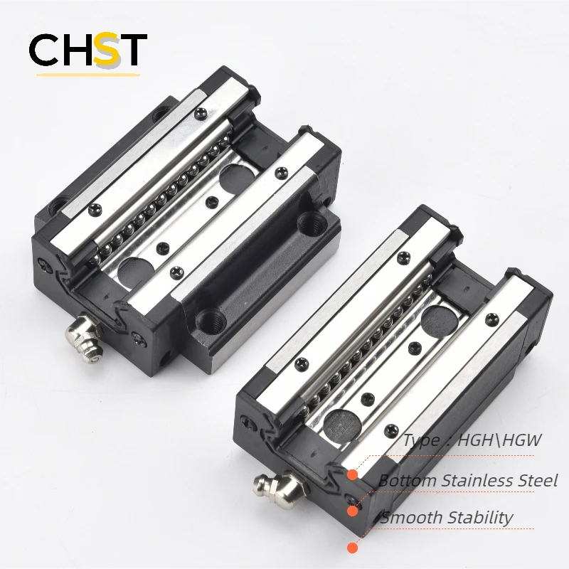 Guide Rail HGW35CA HGH35CA Heavy CNC Wooden Machinery Linear Guide Rail Block Customized Any Length 1000 1500 2000 2500 3000mm