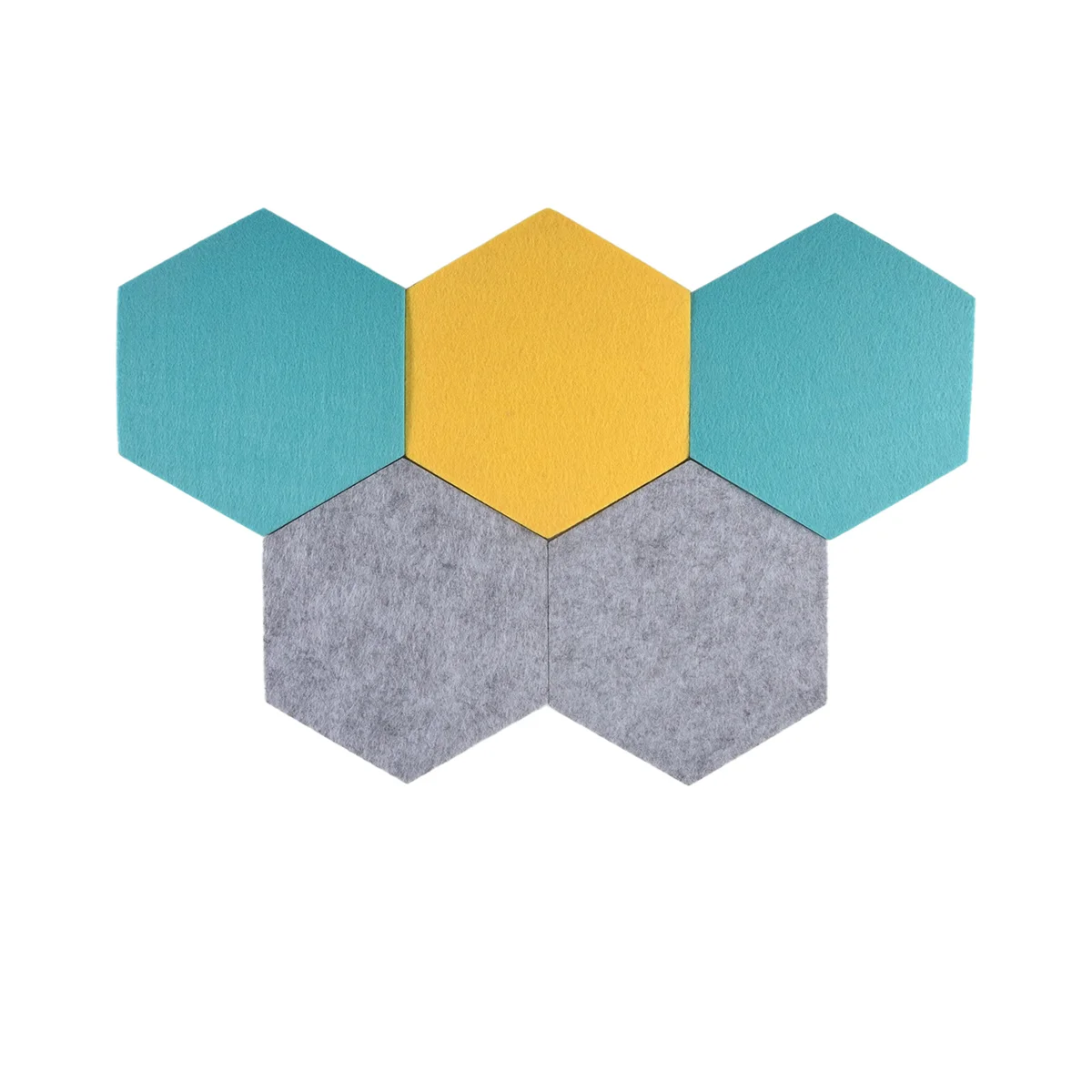 【¡¡Último peso!】Placa de fieltro hexagonal