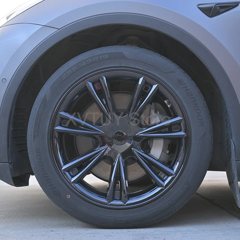 

Hub Cap 4PCS New 19 Inch Performance Wheel Cap Full Rim protection Cover For Tesla Model Y Replacement Automobile Accessories