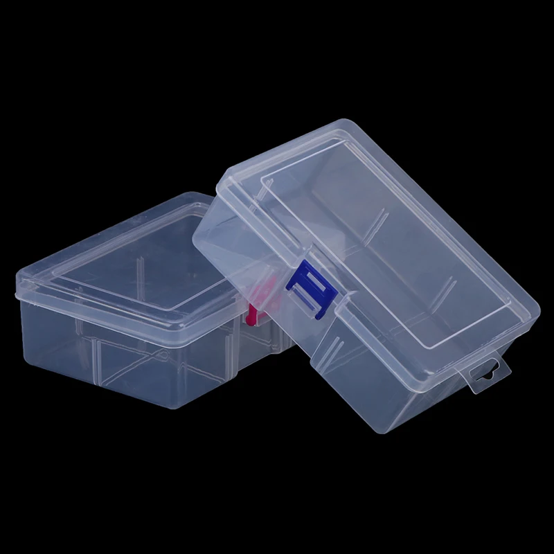 Transparent Component Screw Storage Box Jewelry Display Practical Tool Box Plastic Container Box Tool Case Screw Sewing Box