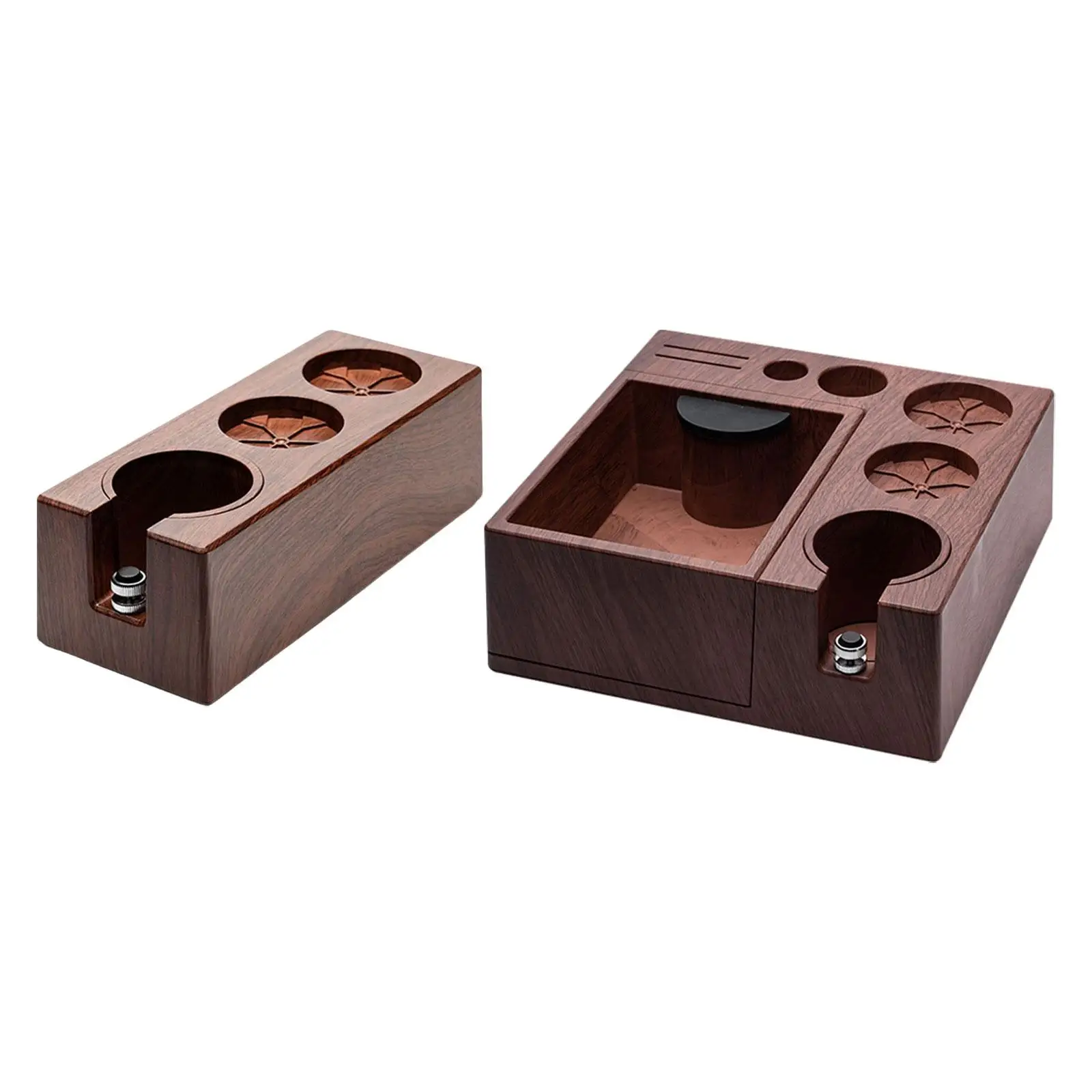 

Espresso Tamping Station Coffee Tamper Holder Non Slip Multifunctional Portafilter Holder Coffee Organizer