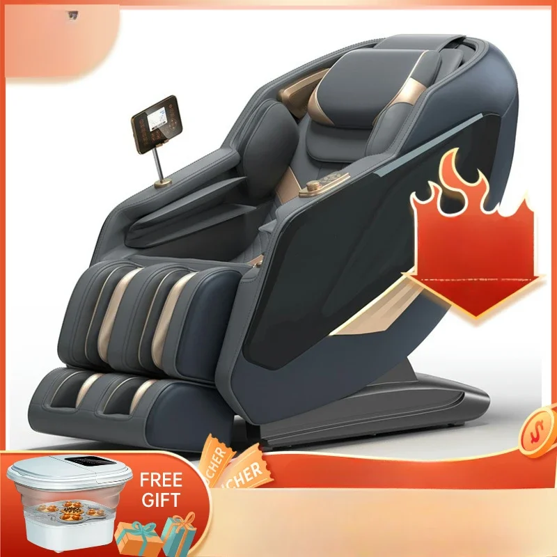 

%a For Luxury 4D Manipulator Massage Chair 145CM Extend Long Track Full Body Airbags Zero Gravity Heating Music Leg Stretching