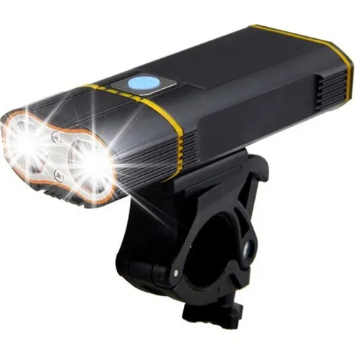 Schulzz 2xxml-T6 LED 19.000 Lumen Waterproof Bicycle Headlight 5200MAH Battery