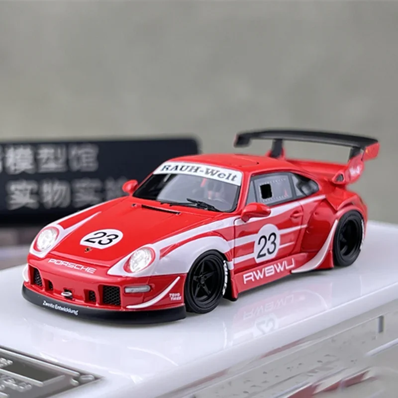 TP 1/64 Porsche RWB i93U i911 # 23-legering speelgoedmotorvoertuig gegoten metalen model