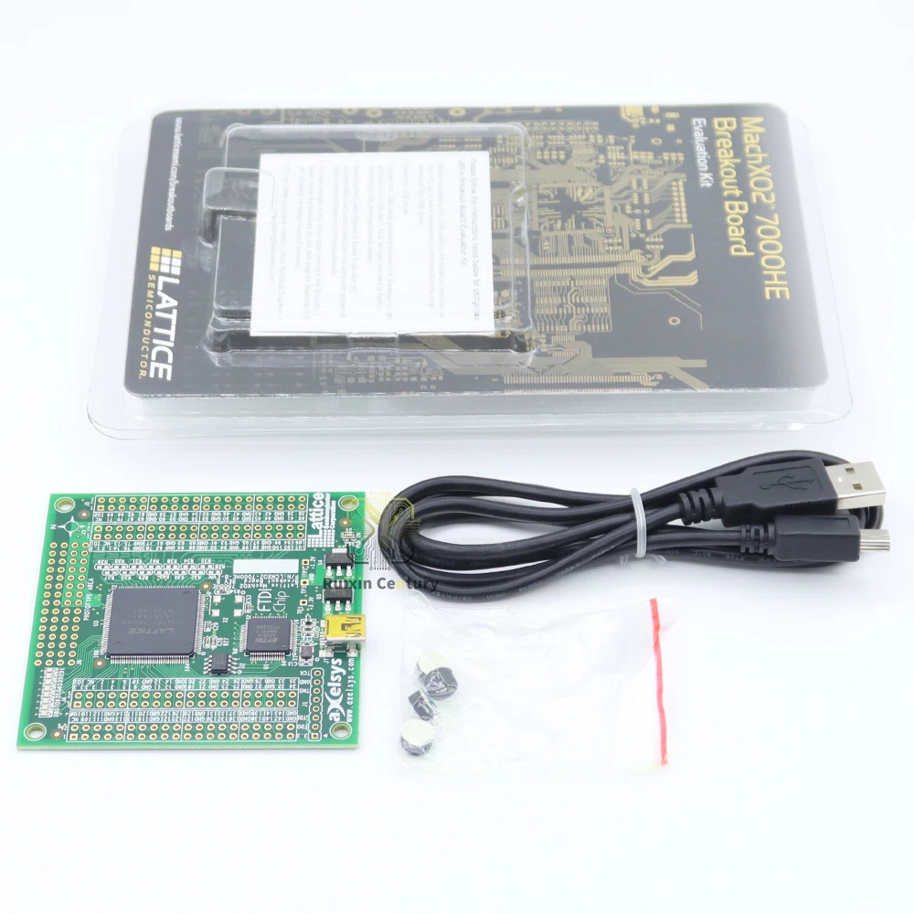 FOR Lattice LCMXO2-7000HE-B-EVN MachXO2 Breakout Board Evaluation Kit 3x3 Inch Form Factor USB Mini-B LED Array Prototype Area