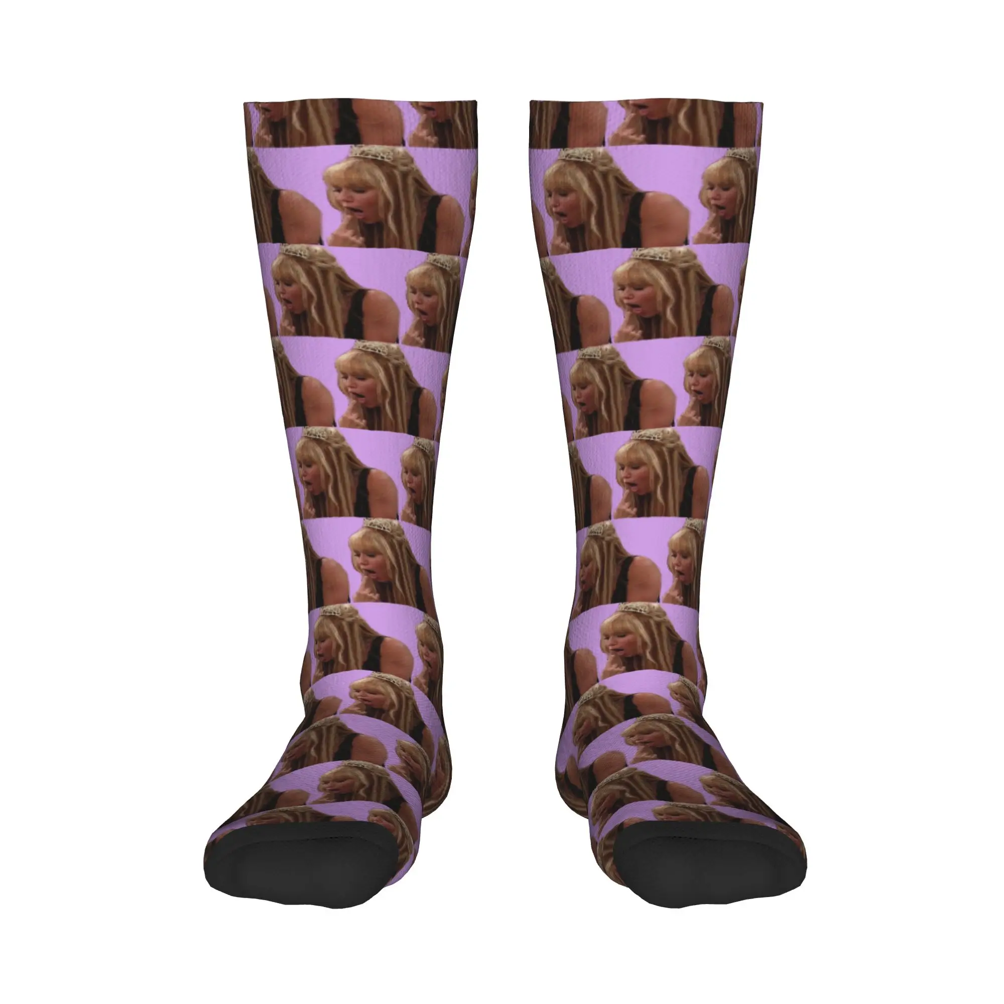 All Seasons Crew Stockings funny Hannah Montana stick Socks Harajuku Casual Hip Hop Long Socks Accessories for Men Women