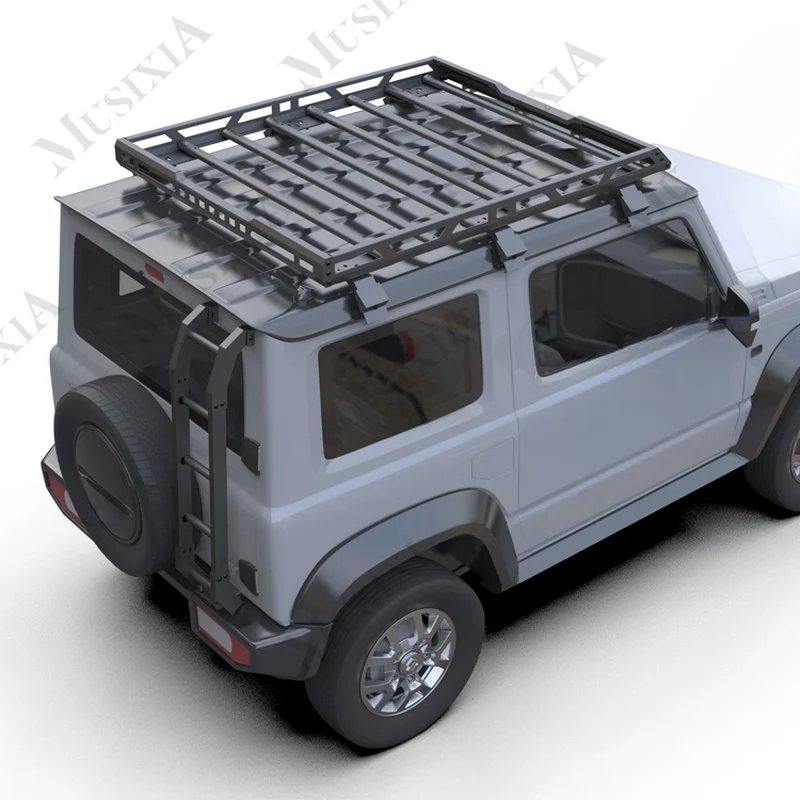 Steel Aluminum Off-Road Vehicle Parts Manufacturer Wholesale Car Roof Racks for  Jimy 2018+  5 Door 4x4