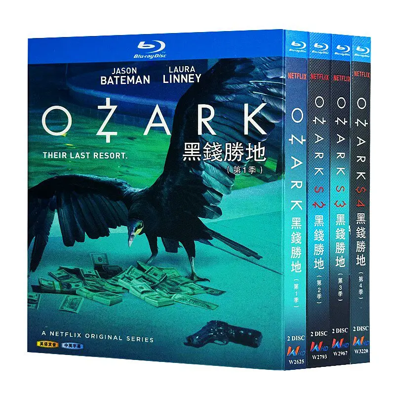

Коллекционный набор Blu-ray Ultra HD дисков: Телесериал «Озарк», сезоны 1-4