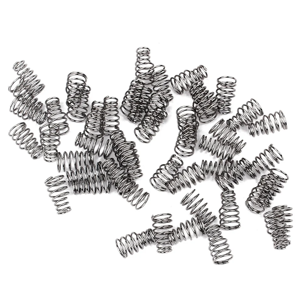 

50pcs Guitar Pickup Springs Metal Humbucker Height Adjustment Parts For Electric Guitar Accessories Tension Round Springs