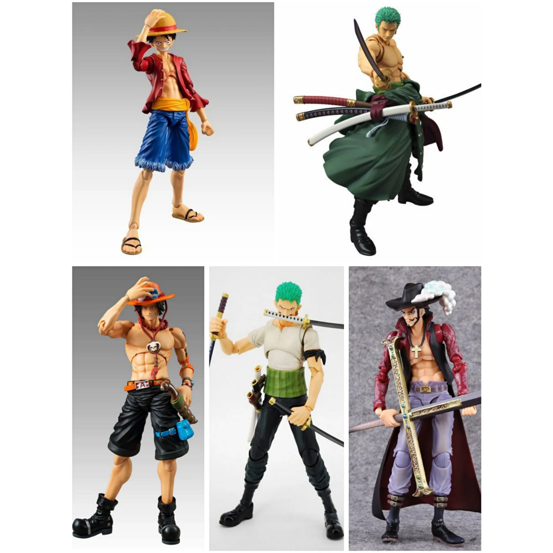 Anime ein Stück ruffy roronoa zoro portgas · d · ace PVC Action figur Spielzeug Puppen 18cm