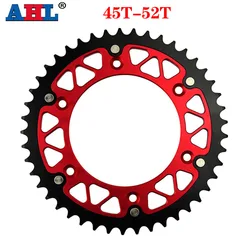 Motorcycle 45T - 52T Rear Sprocket For HONDA CRF450R CR500R XR400R XR250R XR650R CREF450X CRE250R CRE125R CRE F 250 R CRE450R