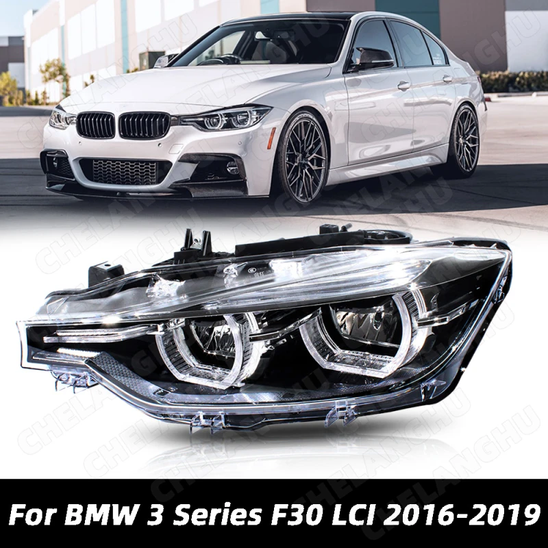 

1Pc Left Side LED Headlamp For BMW 3 Series F30 LCI 318i 320i 330i 340i 2016 2017 2018 2019 US Version Front DRL Without Module