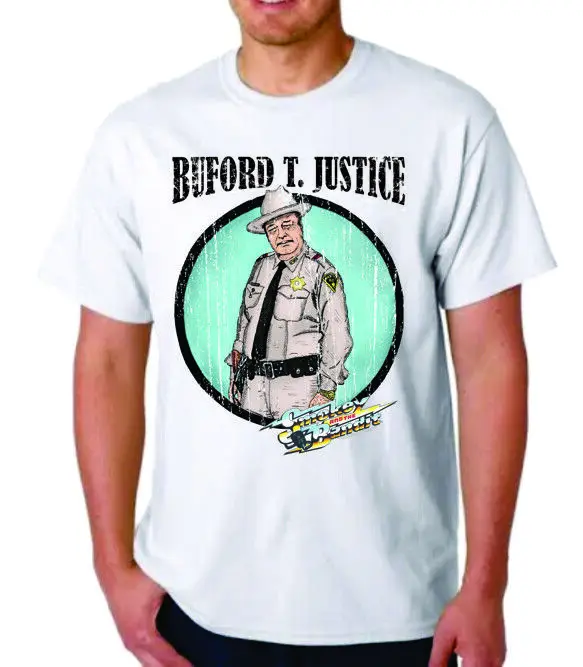 BUFORD T JUSTICE SMOKEY AND BANDIT SHIRT TEE JACKIE GLEASON BURT REYNOLDS