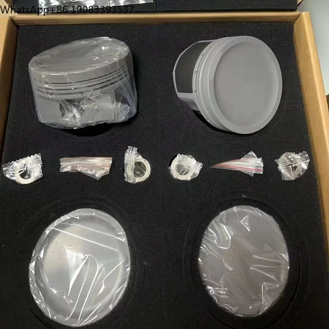 New Arrival Forged Pistons for Audi for VW 1.8T BORA Jetta EA113 81mm Cr 9.0:1  Coated Pistons 4pc Rings 81*1.2+1.5+2.0