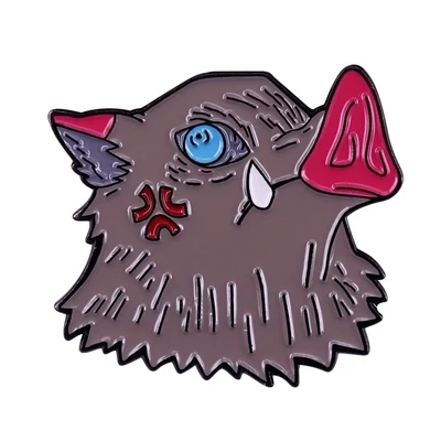 Demon Slayer Anime Enamel Brooch, Cartoon Accessory