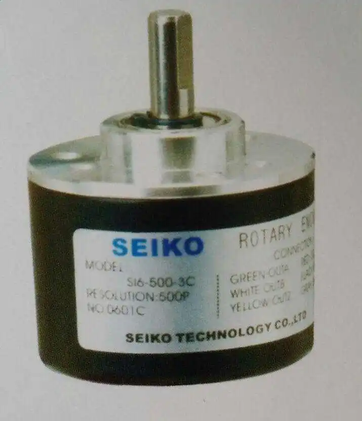 Seiko SI6-2500-3C Incremental Photoelectric Encoder Solid Shaft SEIK