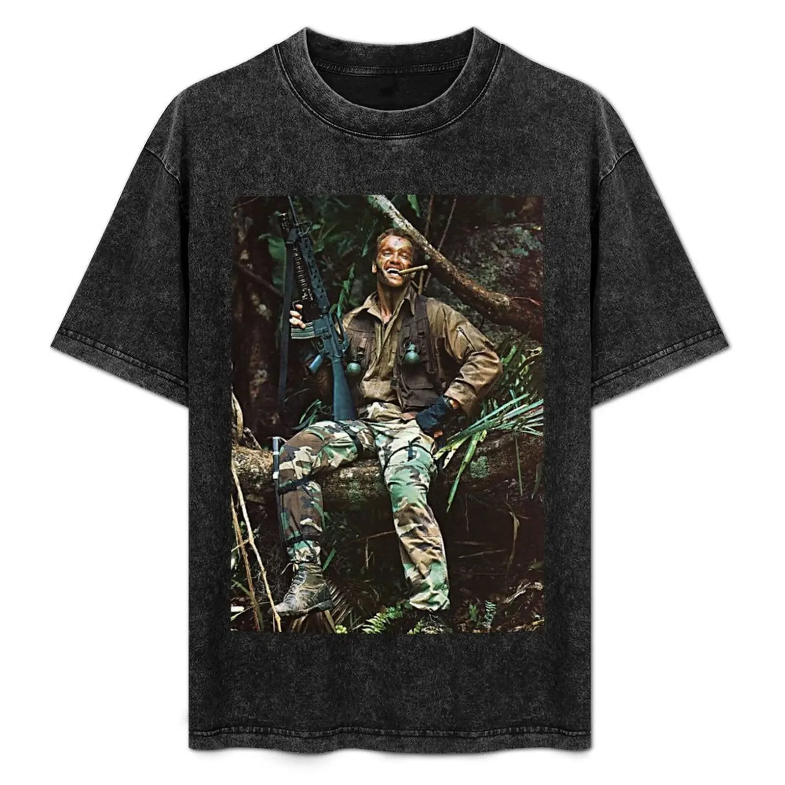 Commando Rampage T-Shirt man t shirt heavy cotton funny t shirts man T-Shirt