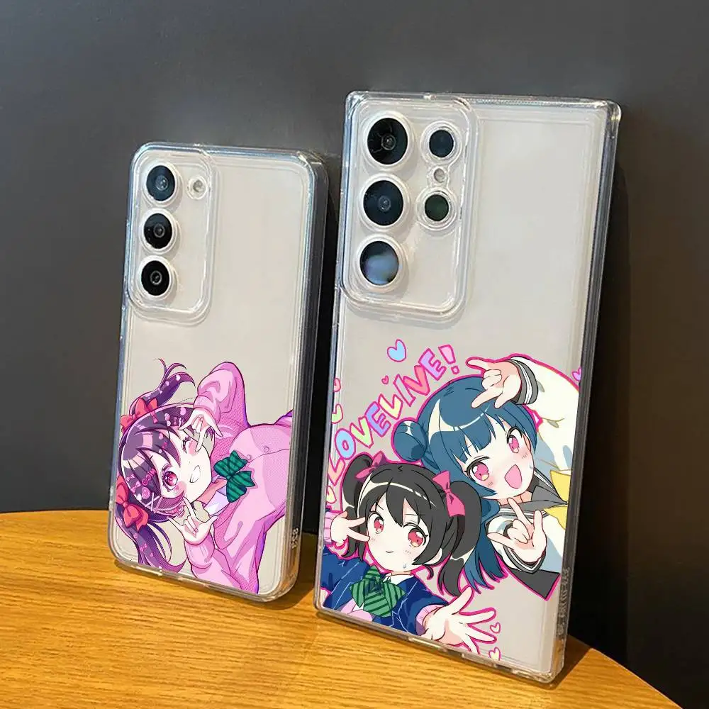 Yazawa Nico Love Live!  For Samsung Galaxy S24 S25 S23 S22 S21 Transparent Cover Phone Case
