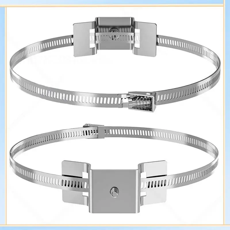 

-A60I Регулируемый монтажный кронштейн от 4 до 15 дюймов для больших полюсов, металлическое крепление для уличного оборудования для использования водонагревателя