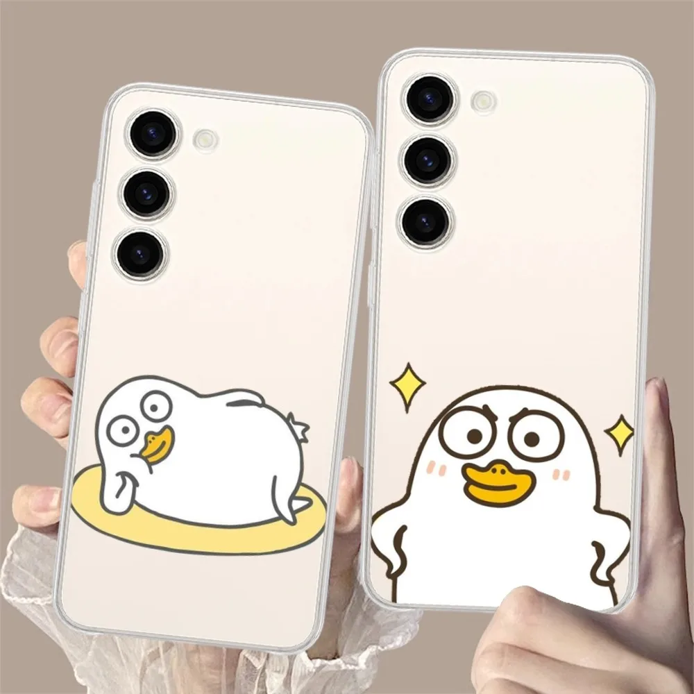 cartoon duck Phone Case for Samsung Galaxy S8 8S G950F G950 A91 A80 A73 5G A72