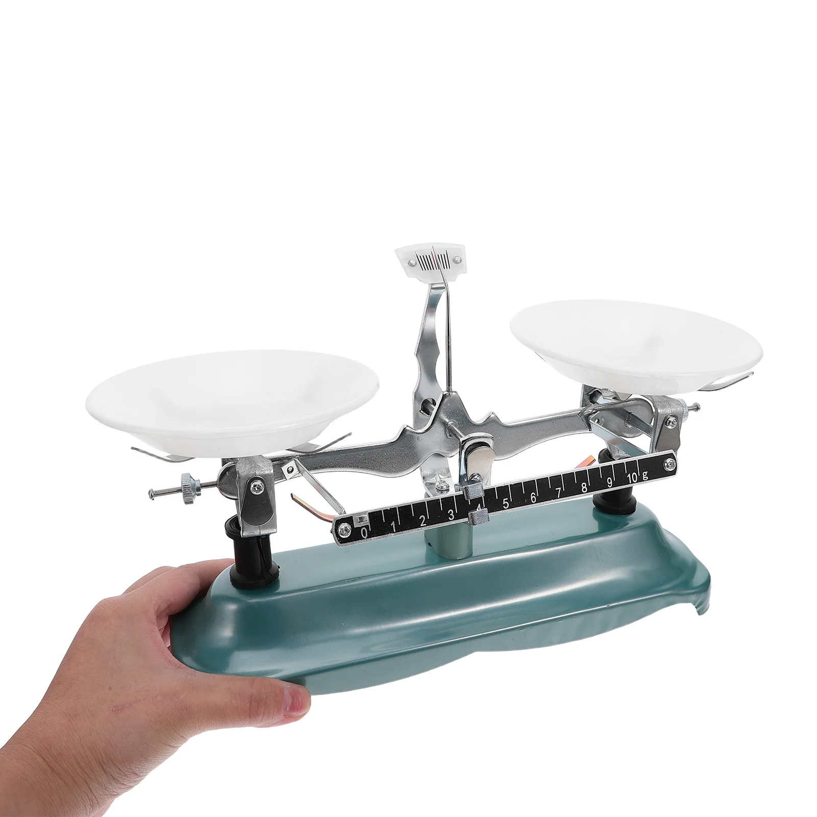 500 جرام 0.5 جرام ميزان ميكانيكي عموم أداة تعليمية علمية محمولة لمختبر الفصول الدراسية الكيمياء الفيزياء الأحياء #1