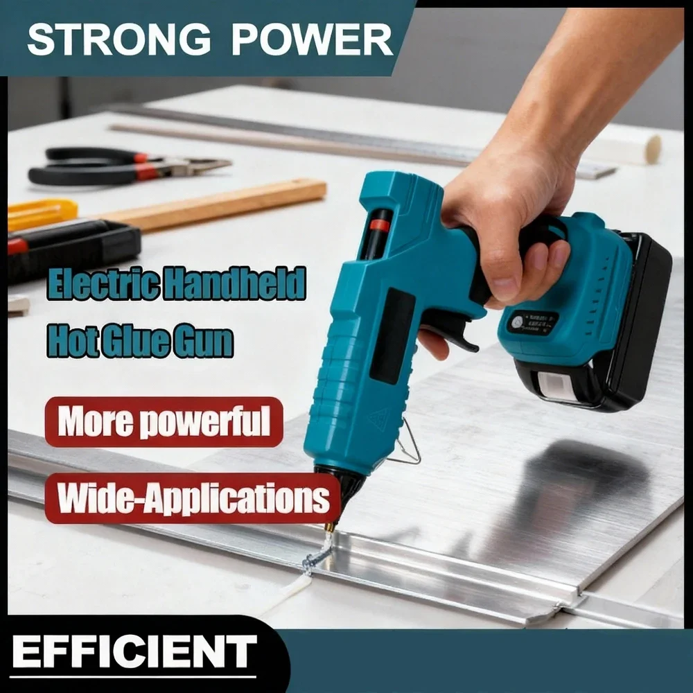 

Cordless Electric Hot Melt Glue Gun Handheld Anti Drip Glue Gun Perfect for DIY Home Repairs Plush Toy Fixing