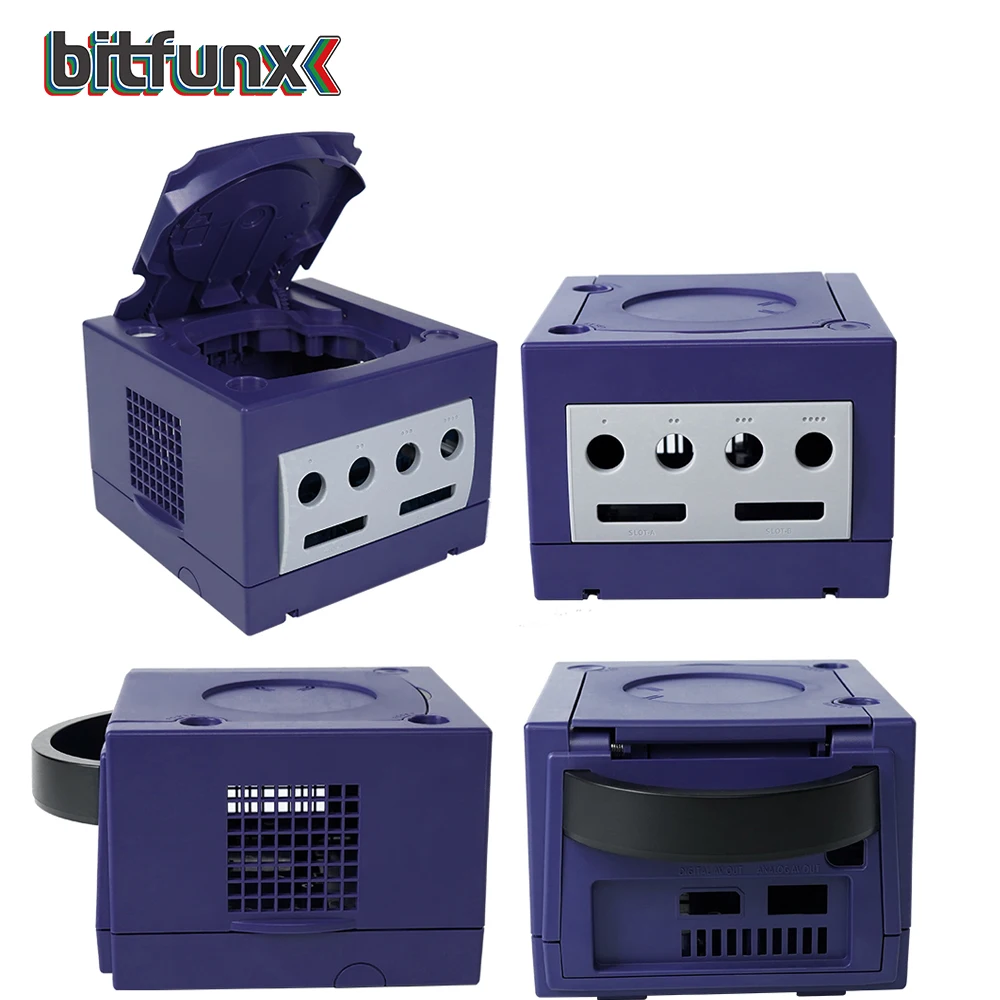 Bitfunx-funda de repuesto de Color para consola NGC, carcasa de elevación para Gamecube NGC GC DOL-101, DOL-001, Retro