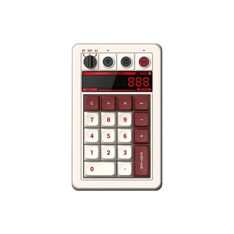 

Keypad 18-key retro mechanical game keyboard wired wireless connection Bluetooth three-mode