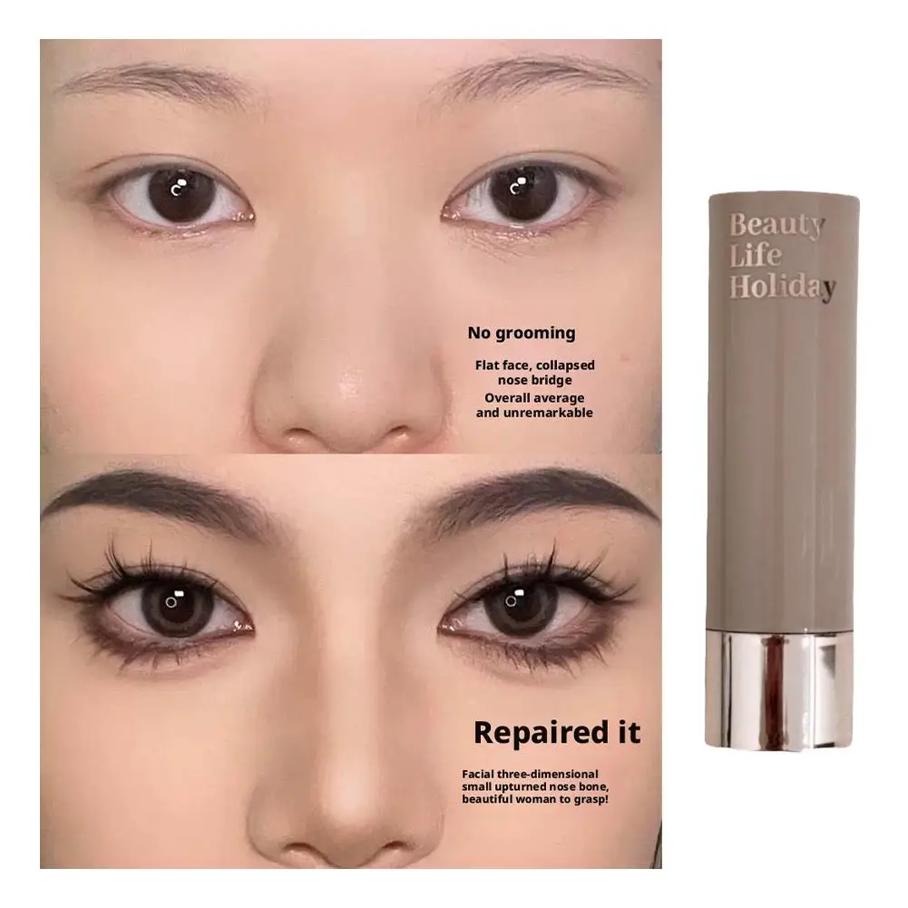 Evidenziatori abbronzanti per contorno ombra per naso impermeabile Stick Matte Grigio Marrone Bronzer Contouring Stick Viso Illumina i cosmetici