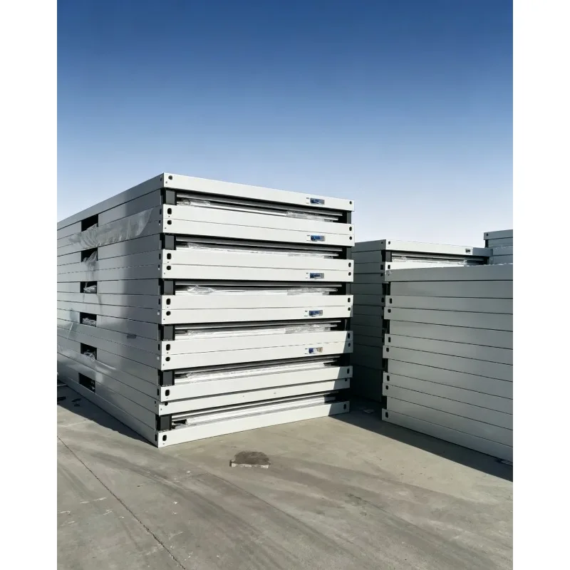 Casas Modulares para Obras de Construcción, Contenedor de 20 pies, Oficina Pequeña, Casa Prefabricada, Desmontable