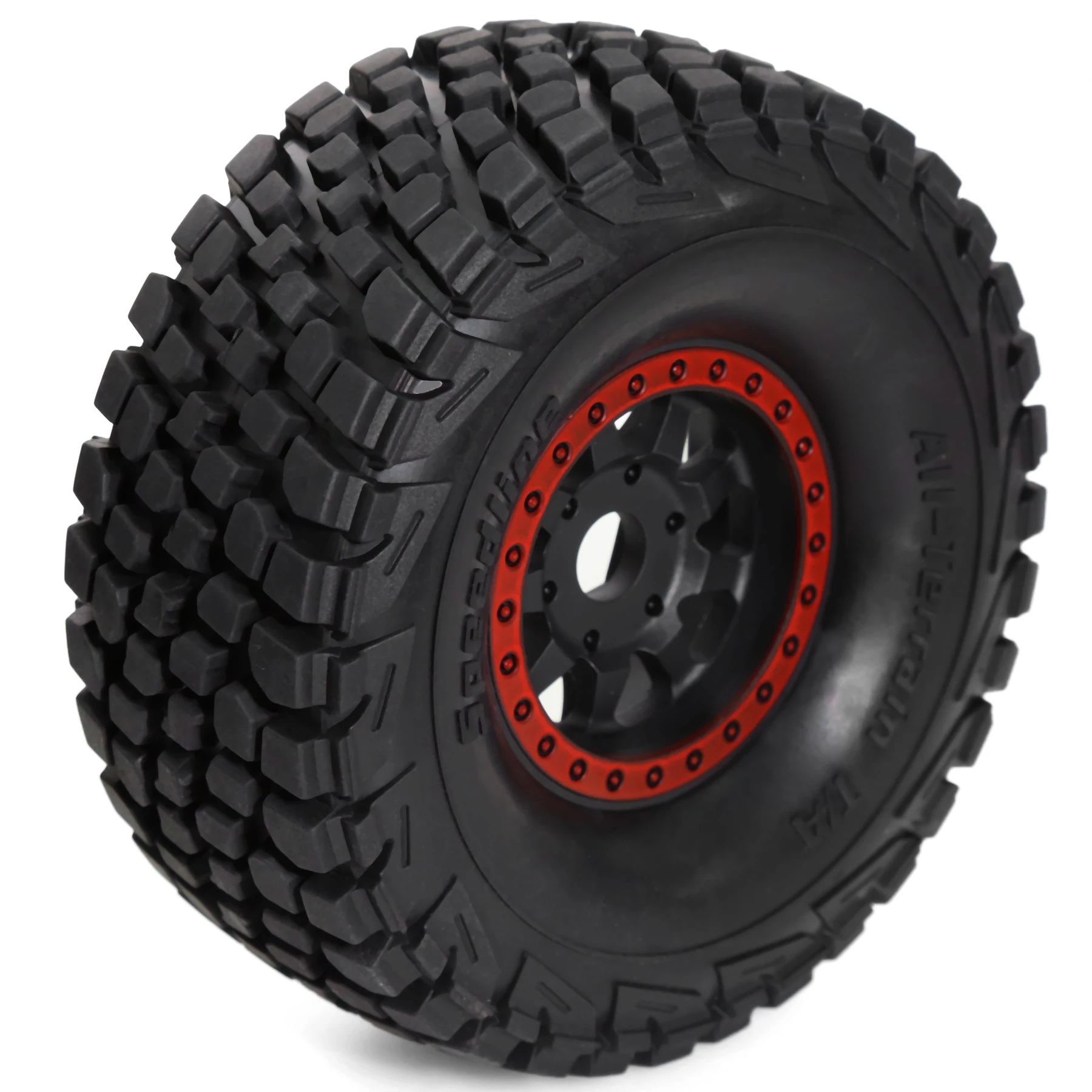 4szt. Neumático de camión de recorrido corto del desierto, 135mm, 1/7, 1/8, rueda de 17mm, Hex dla ARRMA Mojave TRAXXAS UDR Yikong DF7 FS Buggy RC Car