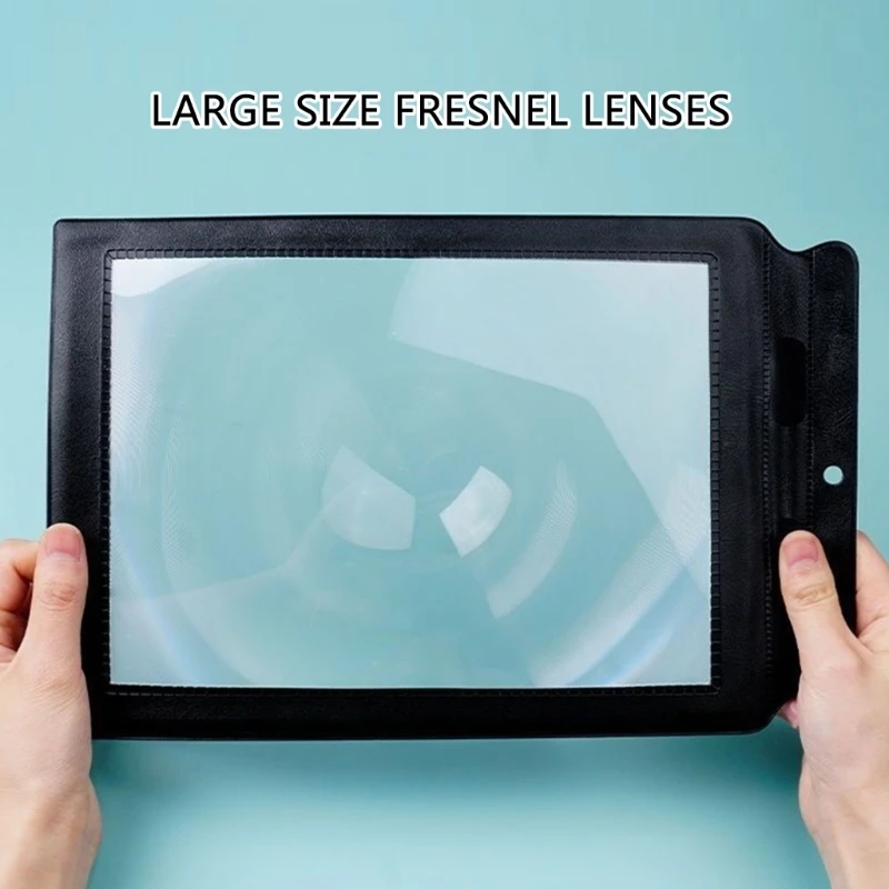 Professional PVC Fresnel Magnifier 3 Times Magnification Power for Detailed Viewing Excellent for Students & Hobbyists