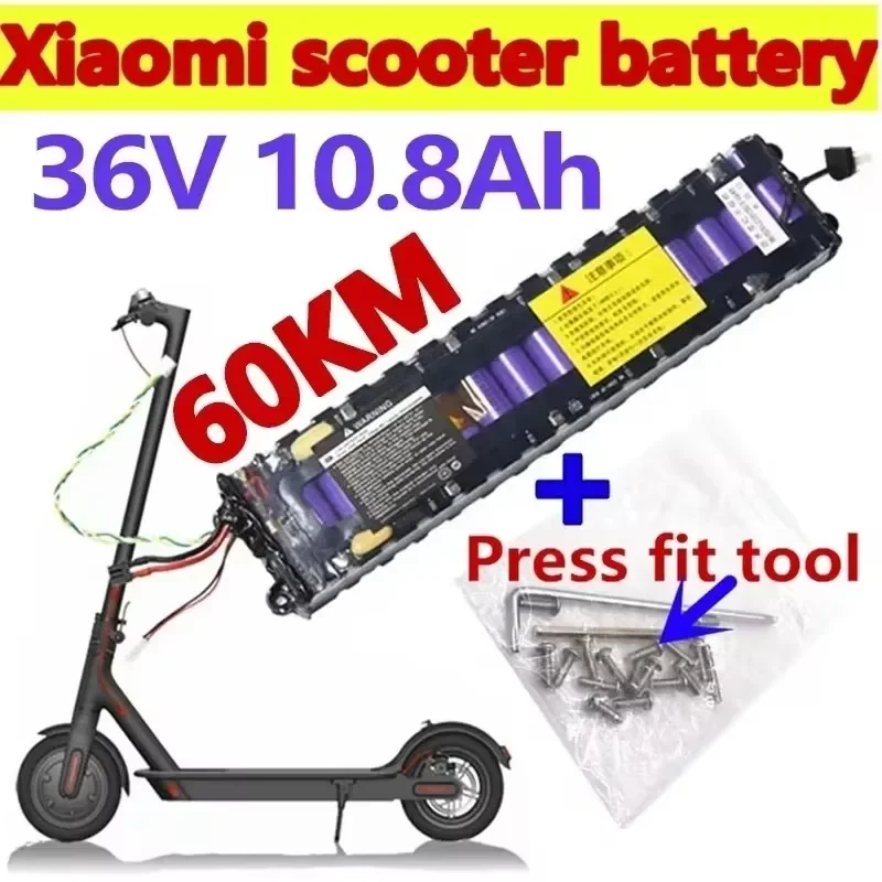 10S3P 36V 10.8Ah For Xiaomi M365 Electric Scooter bicycle 18650 Li-Ion Batteries Ebike Rechargeable Battery Pack accessories