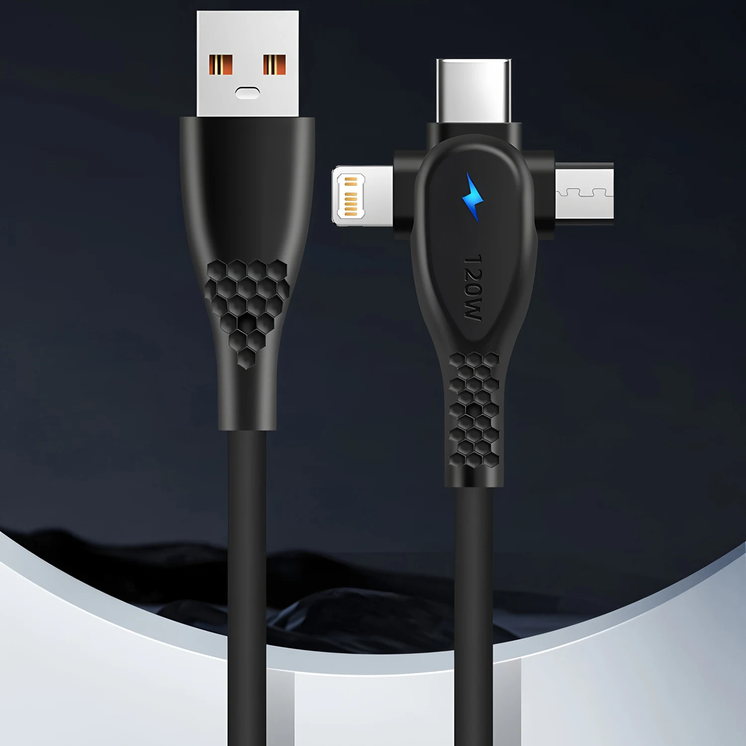 3 In 1 Usb Charge C…
