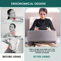 1 Pc Soft Reading Pillow, Arm Rest Lap Desk Pillow for Gaming,Working, Sitting in Floor Sofa,with Removable and Washable Cover 14