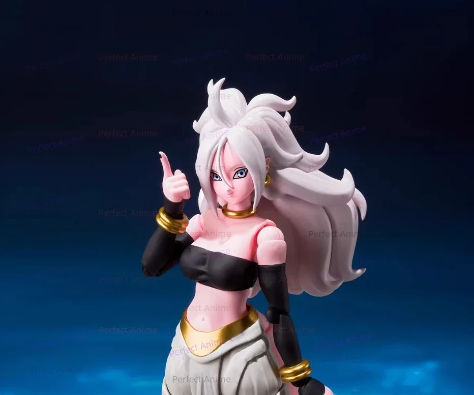 100% بانداي أصلي S.H. Figuarts SHF Dragon Ball Z Android 21 Gril Buu Boo متوفر في المخزون مجموعة شخصيات الرسوم المتحركة نموذج اللعب #4