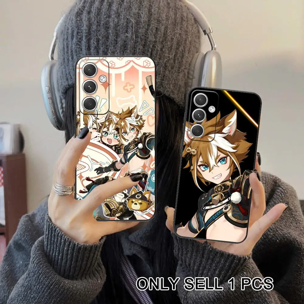Game GI Gorou Phone Case for Samsung Galaxy S26 S25 S24 S23 S22 S21 S20 Note20 Plus FE Ultra Soft TPU Shockproof Cover