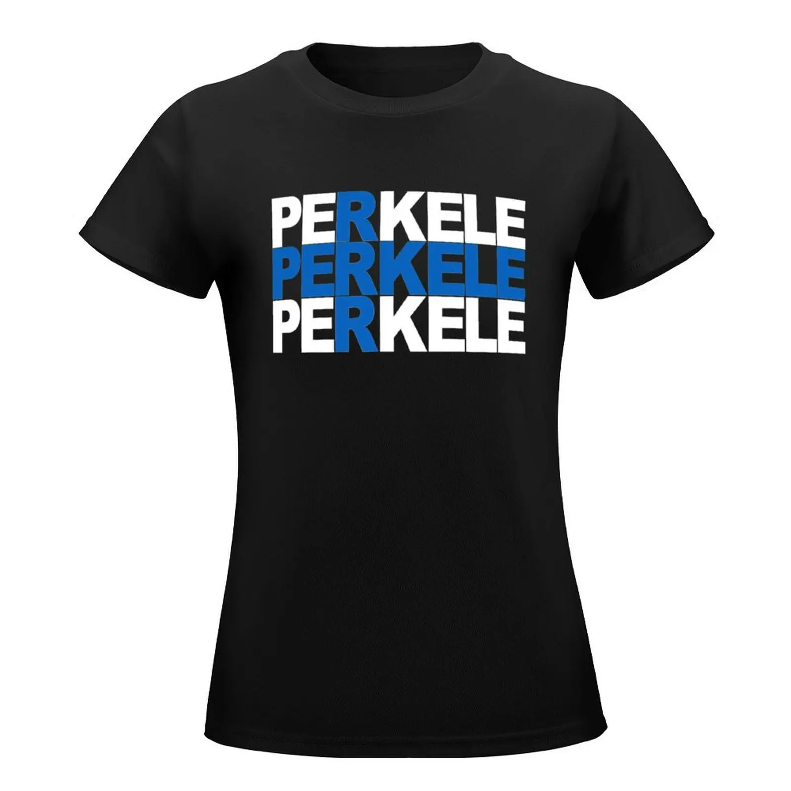 Perkele T-Shirt Blouse anime clothes t shirts for Women