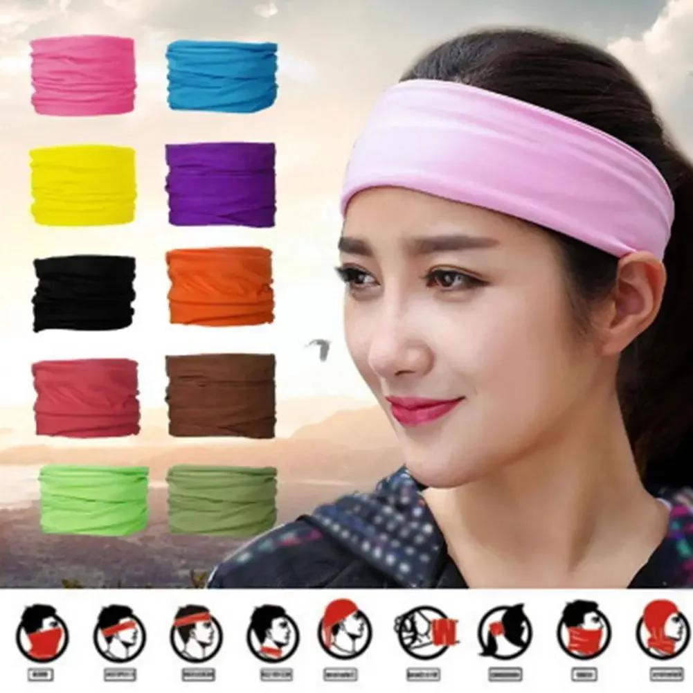 Outdoor Sport Scarf Neck Warmer Unisex Women Men Tube Face Scarf Hiking Cycling Face Head Wrap Cover Bandana Balaclava Headband