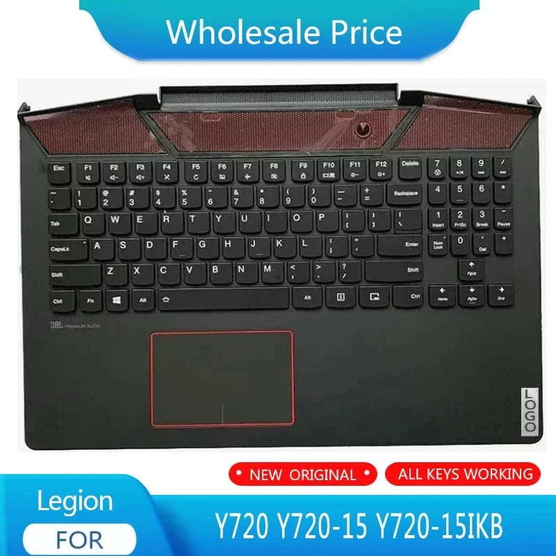 

Новый чехол для ноутбука Legion Y720 Y720-15 Y720-15IKB, упор для рук, клавиатура, американская английская версия, верхняя крышка