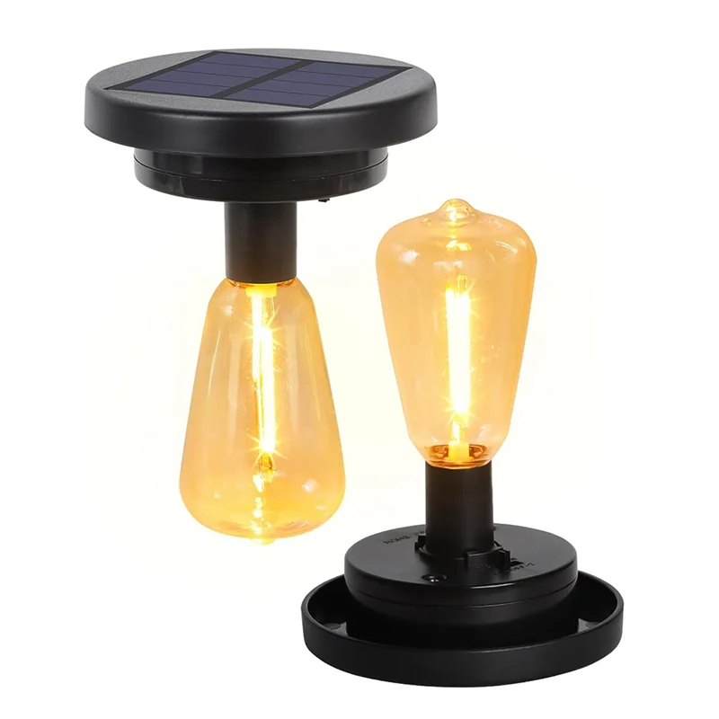 

ABKD Replacement Solar Light Parts For Lantern: 3 Inch Waterproof Solar Replacement Top For Old Lantern Replacement Light