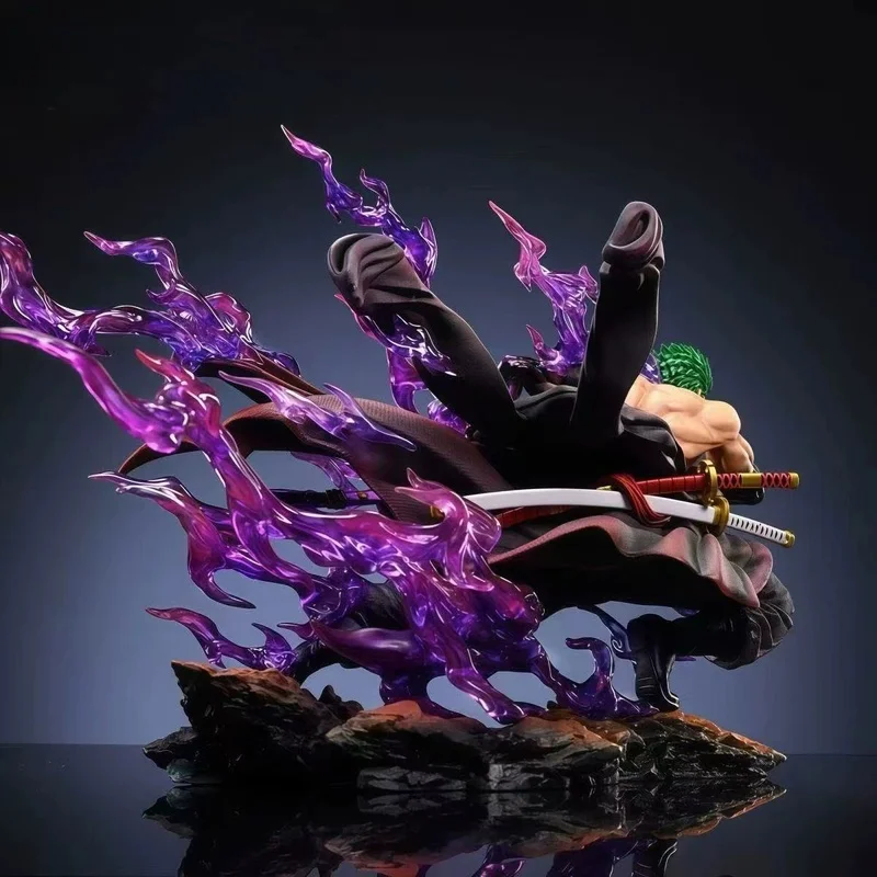 17CM One Piece Handheld Knife Pulling Suolong Gk Statue With Effect Parts Anime Handheld Model Ornament - view 2