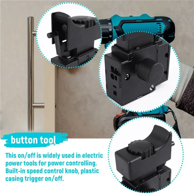 AEE4-1PCS FA2-6/1BEK 250V 6A 5E4 Lock On Power Tool Electric Drill Trigger Switch Electric Tool Fittings Switch