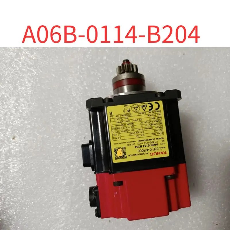 

Second-hand A06B-0114-B204 servo motor tested ok