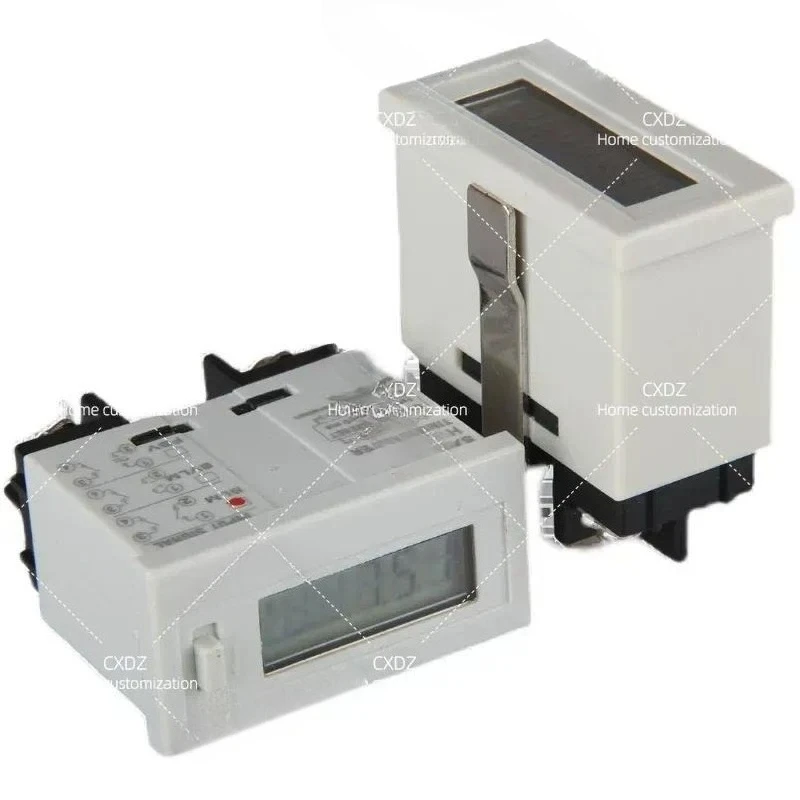 Industrial Timer 220V 24V 12V 380V Equipment Power-on Time Timer Stopwatch H7ET