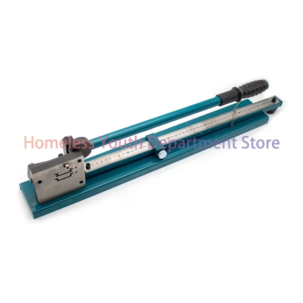 DC-35 دليل DIN قاطع السكك الحديدية فتحة مزدوجة الصلب والألومنيوم آلة قطع السكك الحديدية مع تحديد المواقع دبوس ومسطرة التخرج #4