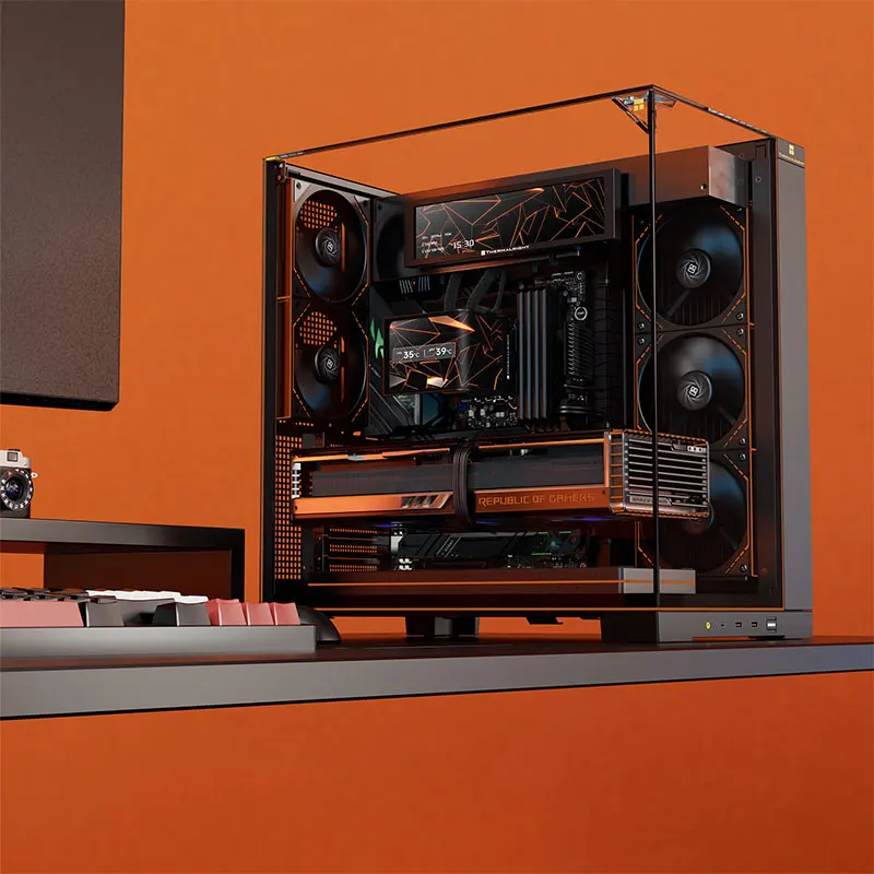 مبرد مياه Thermalright LEVITA VISION 360 الكل في واحد 360 مم 6.67 بوصة AMOLED LCD 2K 60HZ شاشة منحنية عين عارية رؤية ثلاثية الأبعاد