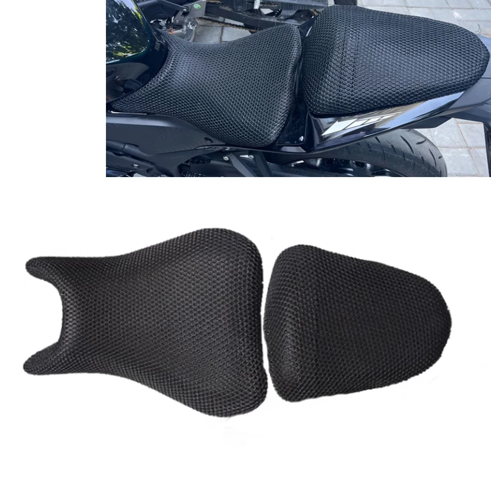 Motorcycle Front Rear 3D Mesh Seat Cover Heat Insulation Seat Cushion Waterproof For Yamaha YZF-R15 YZF-R3 YZF R15 R3