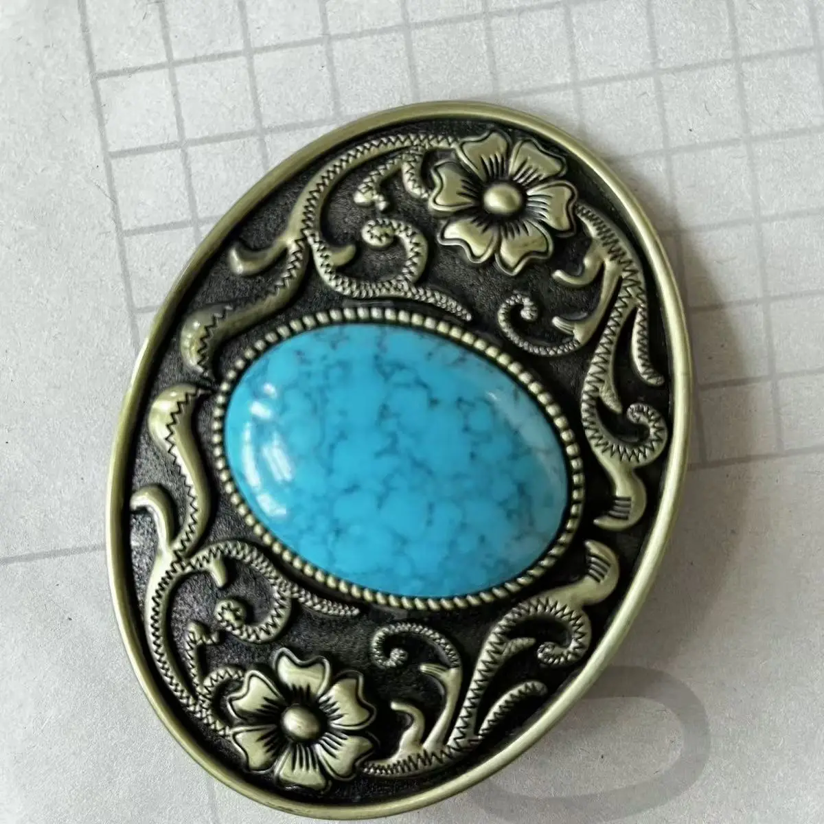 Boucle de ceinture pour hommes, boucle de ceinture d'échantillon de scorpion ambre haut de gamme, boucle lisse à la mode